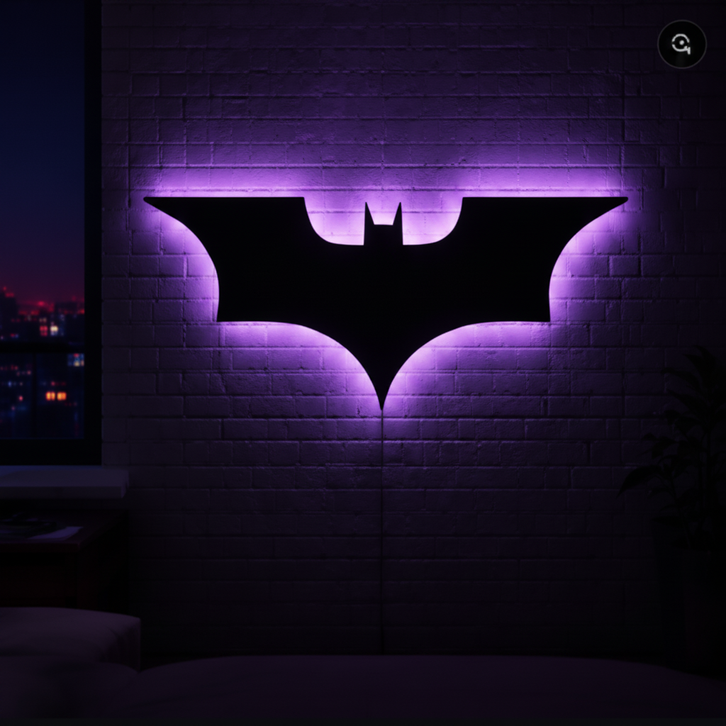 ShadowGlow™ LED Bat Wall Light