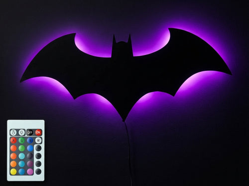 ShadowGlow™ LED Bat Wall Light